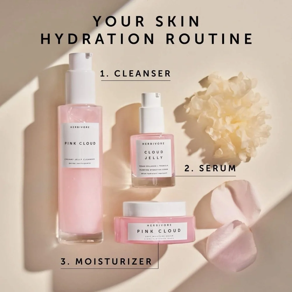🎀 Herbivore Botanicals ☁️ Cloud Jelly Plumping Hydration Serum (1 fl oz / 30 mL)